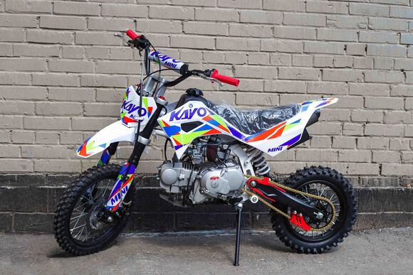 Питбайк KAYO MINI YX125EM 14/12 (механ. сцепл., эл. стартер) pitbikemarket.ru