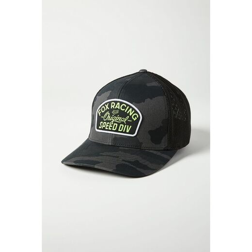 Бейсболка Fox Og Camo Flexfit Hat черный камуфляж, L/XL, 2021 (27098-247-L/XL) pitbikemarket.ru