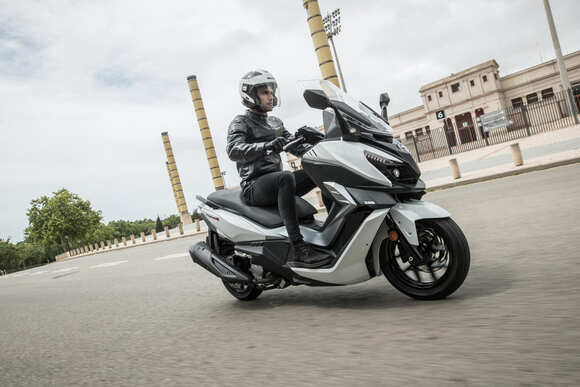 Максискутер SYM CRUiSYM a 300 матовый сине-серый pitbikemarket.ru