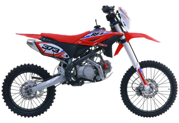 Питбайк Apollo RFZ Y 125LE, 19/16, красный (фара, электростартер) pitbikemarket.ru