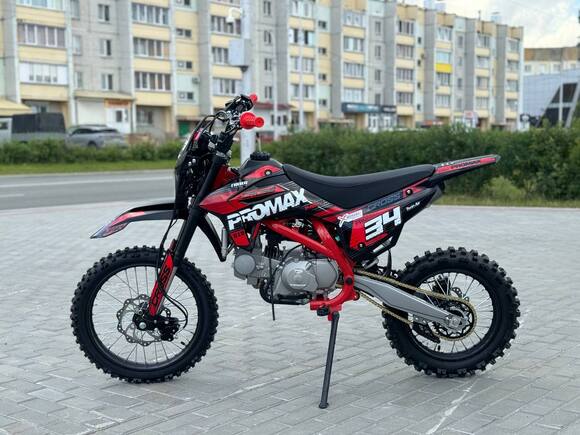 Питбайк PROMAX CROSS 145CC (Красный) pitbikemarket.ru