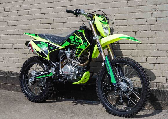 Мотоцикл Motoland XR250 LITE Зеленый pitbikemarket.ru