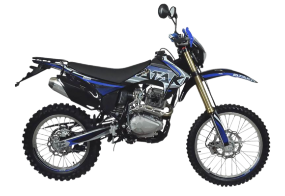Мотоцикл ATAKI S003 300 (4T PR300) ПТС 21/18 (синий, обрешетка) pitbikemarket.ru