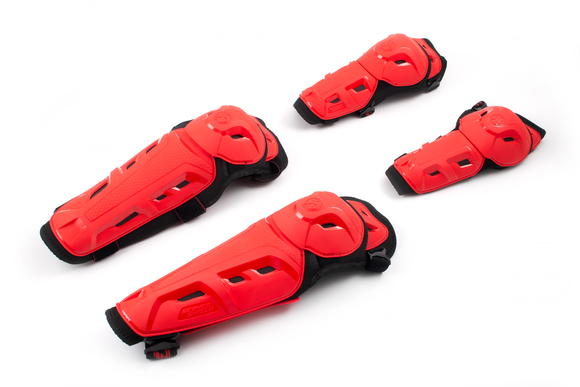 Комплект наколенники + налокотники Scoyco K26H26 красные S pitbikemarket.ru