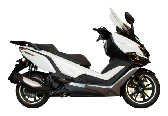 Скутер CYCLONE RT3S (SR300T) Белый pitbikemarket.ru