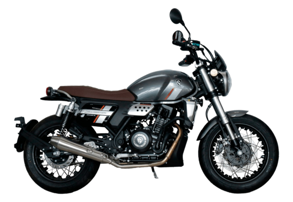 Мотоцикл CYCLONE RE401 (SR400-B) Серебристый (ПТС) pitbikemarket.ru