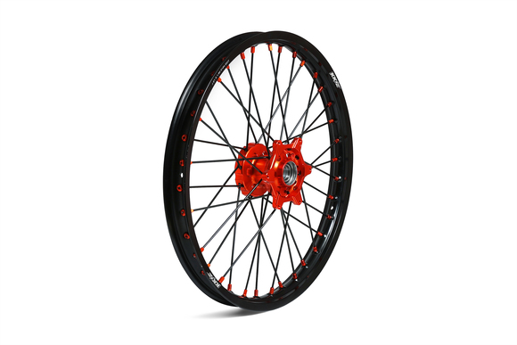 Диск колесный для эндуро мотоцикла 21R*1.6 передний алюминий KKE BRZ X5M - SX8/ KTM 2016-2025г (черный/оранжевый) pitbikemarket.ru