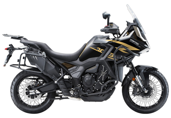 Мотоцикл ZONTES ZT703-F TOUR (4T ZT370MU EFI) 21/18 ПТС (Черный/золотой) pitbikemarket.ru