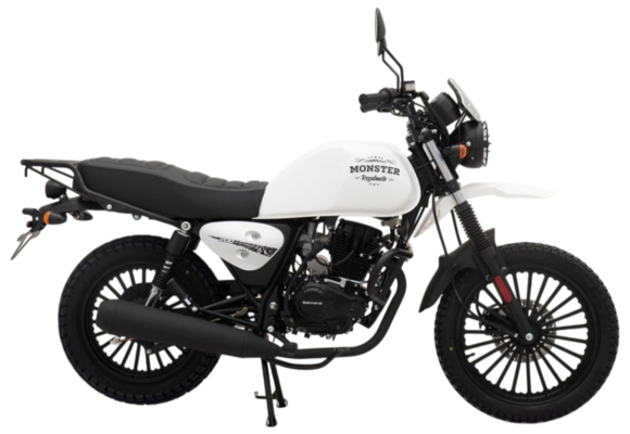 Мотоцикл Regulmoto Monster ПТС (Белый) pitbikemarket.ru