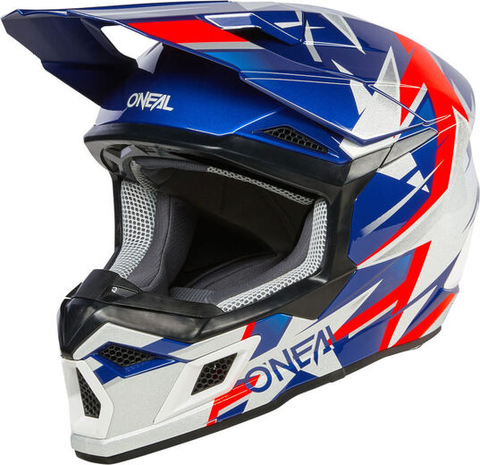 Шлем кроссовый O'NEAL 3Series Ride V.25, синий/белый, M pitbikemarket.ru