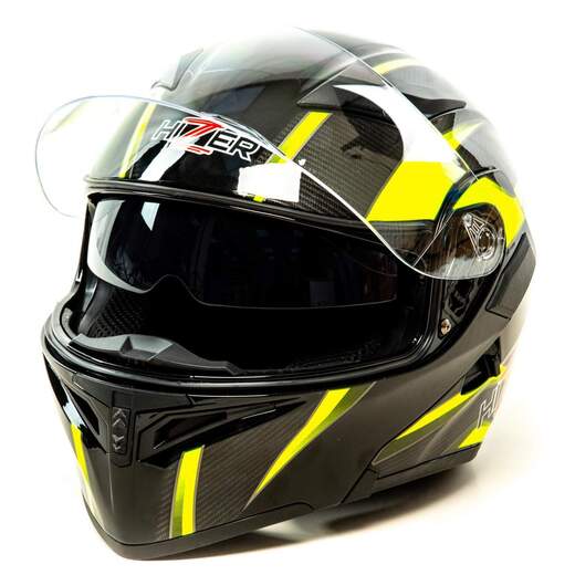 Шлем мото модуляр HIZER J5902 №1 (M) (2 визора) pitbikemarket.ru