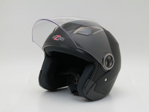 Шлем мото открытый HIZER J226 Matte/Black, L pitbikemarket.ru