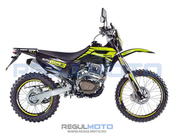 Мотоцикл Regulmoto Sport-003 PR 300 сс 6 передач с ПТС (Зеленый/Черный) pitbikemarket.ru