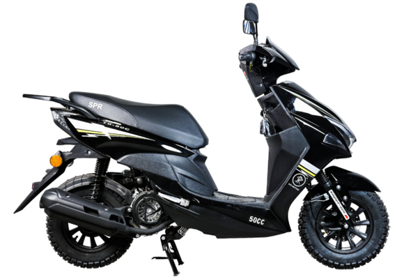 Скутер SPRMOTORS FS (Choke new) (Черный) pitbikemarket.ru