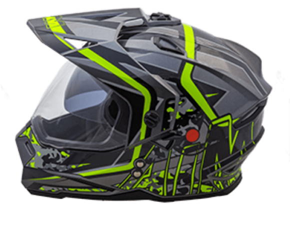 Шлем AiM JK802S Yellow/Grey/Black, M pitbikemarket.ru