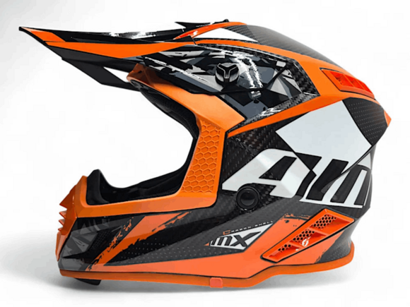 Шлем AiM RH855 Carbon TERRAIN Black/Orange, L pitbikemarket.ru