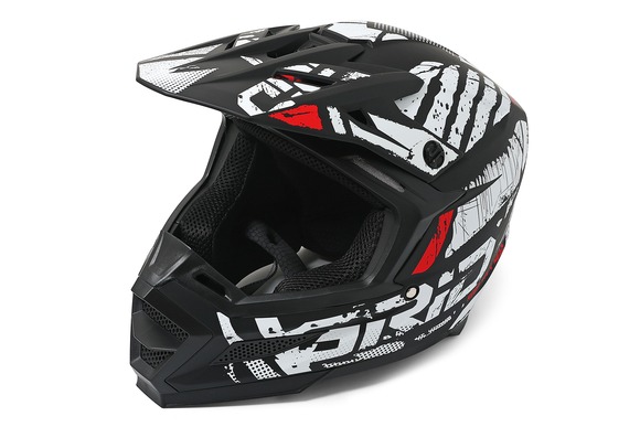 Мотошлем GRID RIVAL Black/Red Размер XL pitbikemarket.ru
