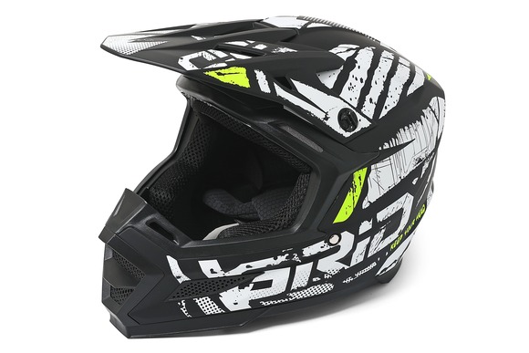 Мотошлем GRID RIVAL Black/Yellow Размер XL pitbikemarket.ru