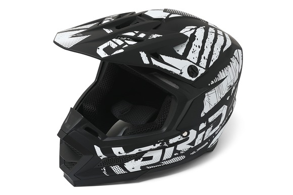 Мотошлем GRID RIVAL Black/White Размер XXL pitbikemarket.ru