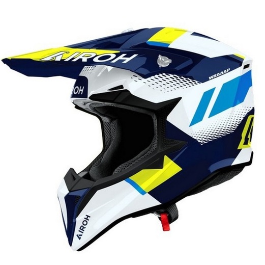 Шлем Airoh WRAAAP VISION Yellow/Blue Gloss, M pitbikemarket.ru