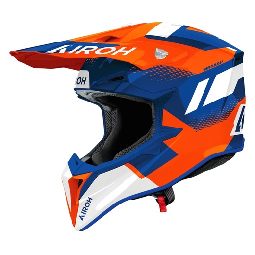 Шлем Airoh WRAAAP VISION Orange/Blue Gloss, XL pitbikemarket.ru