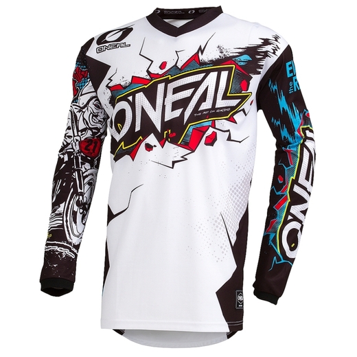 Джерси O'NEAL Element Villain, мужской(ие) (белый/черный, S) pitbikemarket.ru